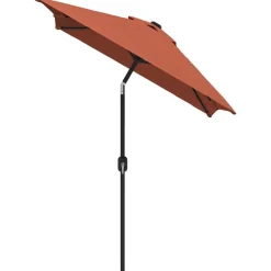 vidaXL parasol 300x200 cm metalstang terrakotta
