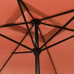 vidaXL parasol 300x200 cm metalstang terrakotta