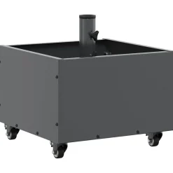 vidaXL Parasolfod Antracit 45 x 45 x 45 cm Stål