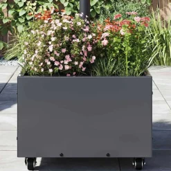 vidaXL Parasolfod Antracit 45 x 45 x 45 cm Stål
