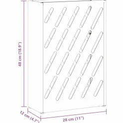 vidaXL Parasolfod Lyserød 28 x 12 x 41 cm Stål