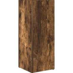 vidaXL Parasolfod Røget eg 25 x 24,5 x 64 cm Konstrueret træ