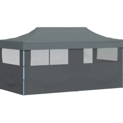 vidaXL Party Tent Antracit 291 x 580 x 315 cm Oxford stof