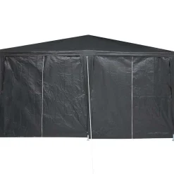 vidaXL Party Tent Antracit 400 x 400 x 266 cm Polyethylen