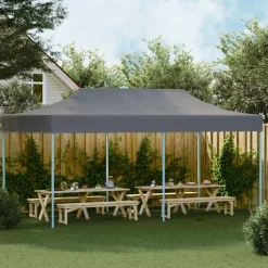 vidaXL Party Tent Antracit 291 x 580 x 315 cm Oxford stof