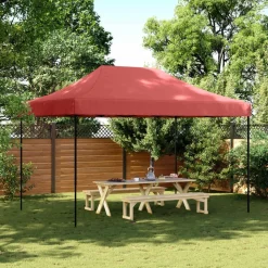 vidaXL Party Tent Bordeaux 279 x 410 x 315 cm Oxford stof
