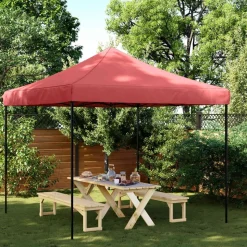 vidaXL Party Tent Bordeaux 292 x 292 x 315 cm Oxford stof