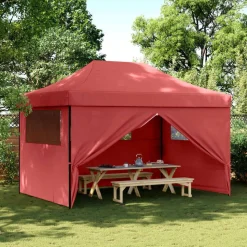 vidaXL Party Tent Bordeaux 279 x 410 x 315 cm Oxford stof