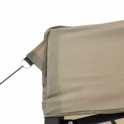 vidaXL Party Tent Gråbrun 292 x 440 x 315 cm Oxford stof
