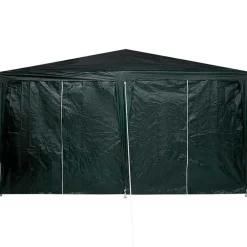 vidaXL Party Tent Grøn 400 x 400 x 266 cm Polyethylen