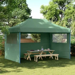 vidaXL Party Tent Grøn 292 x 440 x 315 cm Oxford stof