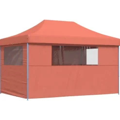vidaXL Party Tent Terrakotta 292 x 440 x 315 cm Oxford stof