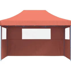 vidaXL Party Tent Terrakotta 279 x 410 x 315 cm Oxford stof