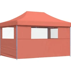 vidaXL Party Tent Terrakotta 279 x 410 x 315 cm Oxford stof