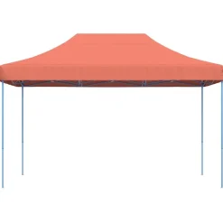 vidaXL Party Tent Terrakotta 292 x 440 x 315 cm Oxford stof