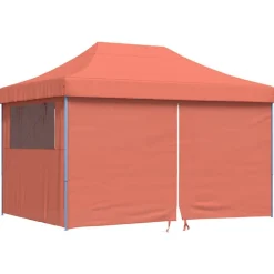 vidaXL Party Tent Terrakotta 279 x 410 x 315 cm Oxford stof