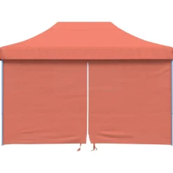 vidaXL Party Tent Terrakotta 279 x 410 x 315 cm Oxford stof