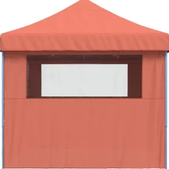vidaXL Party Tent Terrakotta 279 x 410 x 315 cm Oxford stof