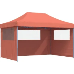 vidaXL Party Tent Terrakotta 292 x 440 x 315 cm Oxford stof