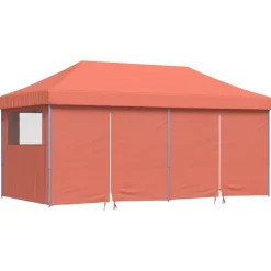 vidaXL Party Tent Terrakotta 292 x 580 x 315 cm Oxford stof