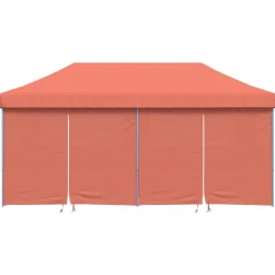 vidaXL Party Tent Terrakotta 292 x 580 x 315 cm Oxford stof