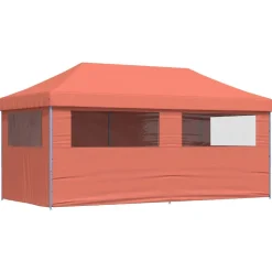 vidaXL Party Tent Terrakotta 292 x 580 x 315 cm Oxford stof
