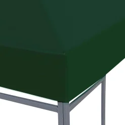 vidaXL pavillontopdække 310 g/m² 3 x 3 m grøn