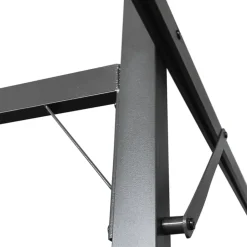 vidaXL pergola med sammenrulleligt tag 295x292x230 cm antracitgrå