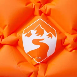 vidaXL 1-personers campingmadras med pude oppustelig orange