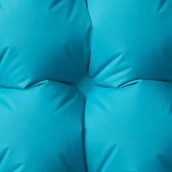 vidaXL 1-personers campingmadras med pude selvoppustelig blå