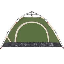 vidaXL 2-personers campingtelt vandtæt quick-release grøn