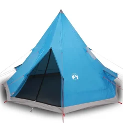 vidaXL 4-personers campingtelt vandtæt blå