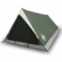 vidaXL 2-personers campingtelt vandtæt grøn