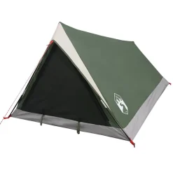 vidaXL 2-personers campingtelt vandtæt grøn