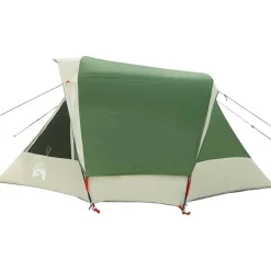 vidaXL 4-personers campingtelt vandtæt grøn