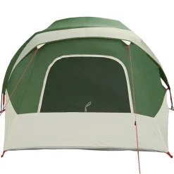 vidaXL 4-personers campingtelt vandtæt grøn