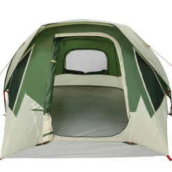 vidaXL 4-personers campingtelt vandtæt grøn