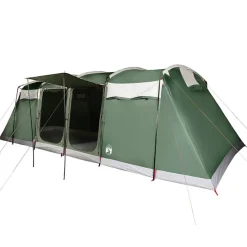 vidaXL 8-personers campingtelt vandtæt grøn
