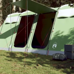 vidaXL 8-personers campingtelt vandtæt grøn