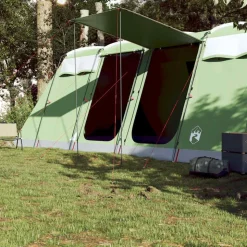 vidaXL 8-personers campingtelt vandtæt grøn