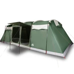 vidaXL 8-personers campingtelt vandtæt grøn