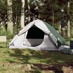 vidaXL 2-personers campingtelt vandtæt kuppel grøn