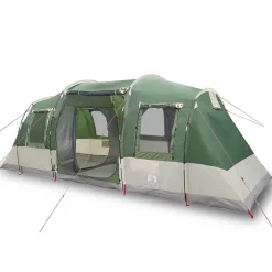 vidaXL 4-personers campingtelt vandtæt grøn