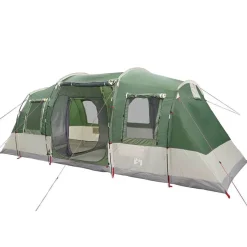 vidaXL 4-personers campingtelt vandtæt grøn