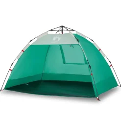 vidaXL 2-personers campingtelt vandtæt quick-release grøn
