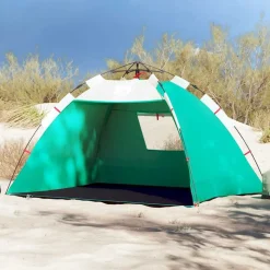 vidaXL 2-personers campingtelt vandtæt quick-release grøn