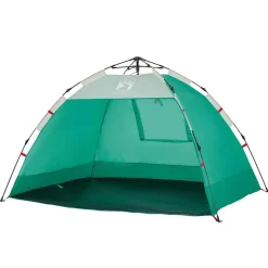 vidaXL 2-personers campingtelt vandtæt quick-release grøn