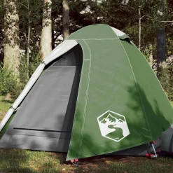 vidaXL 2-personers campingtelt vandtæt kuppel grøn