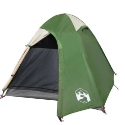 vidaXL 2-personers campingtelt vandtæt kuppel grøn