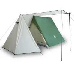 vidaXL 3-personers campingtelt vandtæt grøn